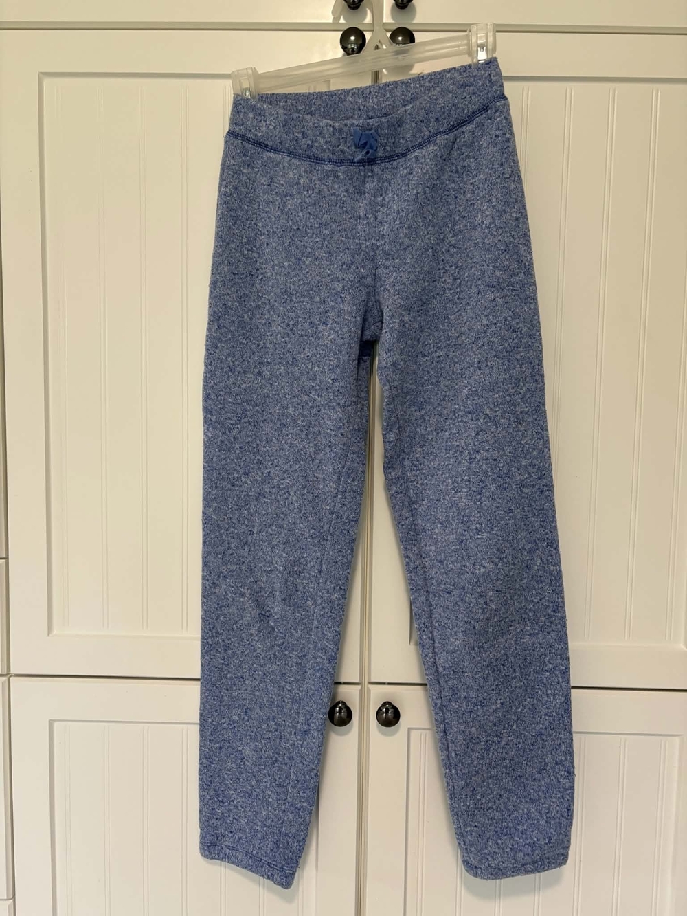 Girls' Blue Knit Jogger Pants